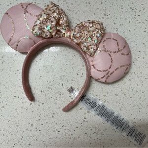 Disney Light Pink Mickey Mouse Ears Headband